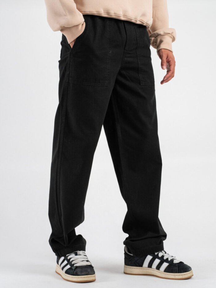 ONLY&SONS Pantalone loose fit con coulisse in vita con tasche SINUS 22030239 Black - Image 2