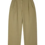 Women's long trousers, model W2R-344T-P30879-34, color Green.