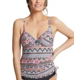 Panache Eclectic Boho Adjustable Side Underwire Tankini (SW1811) - Boho Print