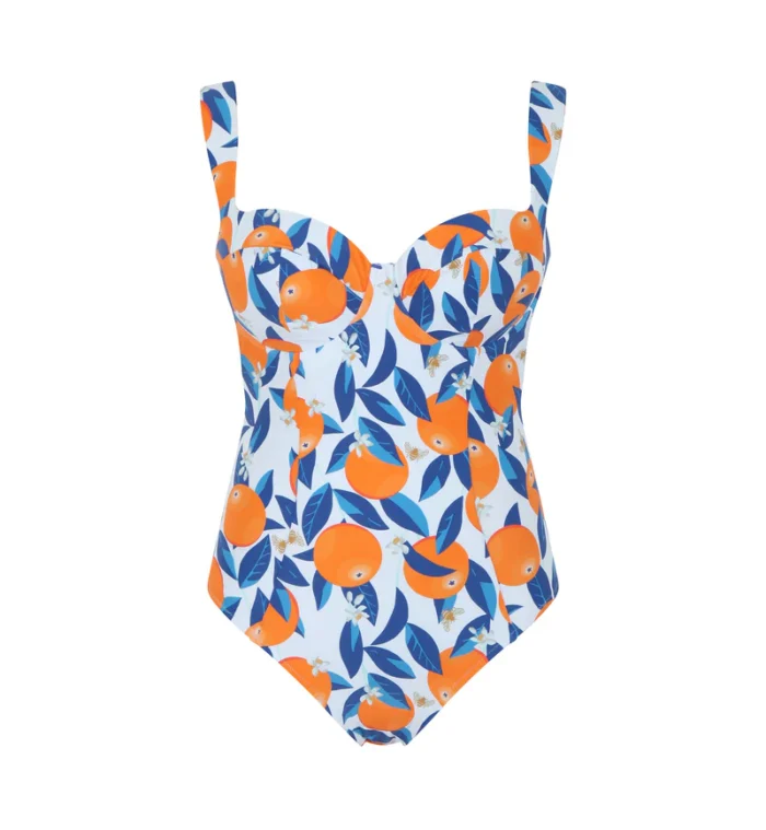 Panache Monica Balcony Underwire Swimsuit (SW1850) - Sicily Print - Image 5