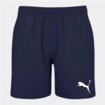 PUMA Boys' Mid-Cut Swim Shorts in Blue
