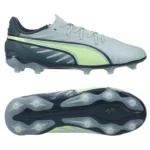 PUMA King Match FG/AG Lights Out - Frosted Dew/Fizzy Apple/Gray Skies Kids