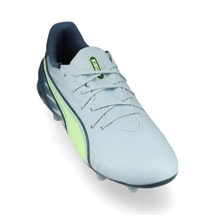 PUMA King Match FG/AG Lights Out - Frosted Dew/Fizzy Apple/Gray Skies Kids - Image 2