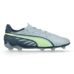 PUMA King Match FG/AG Lights Out - Frosted Dew/Fizzy Apple/Gray Skies Kids - Image 4