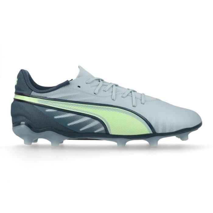 PUMA King Match FG/AG Lights Out - Frosted Dew/Fizzy Apple/Gray Skies Kids - Image 4