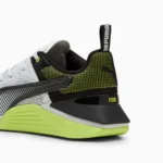 Puma Men's Training Fuse 3.0 Trainers - Grey, Silver Mist-Lime - Image 6