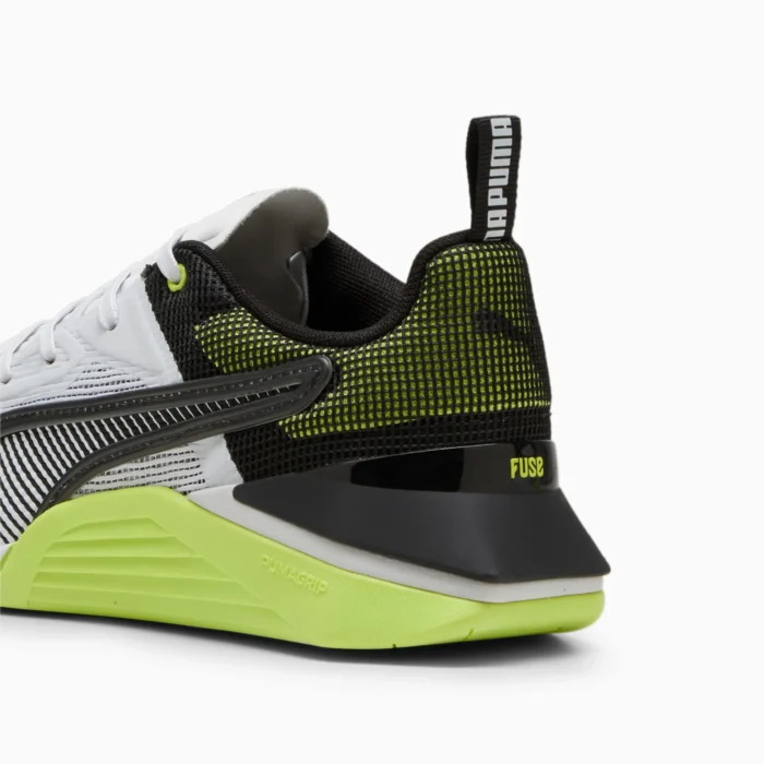 Puma Men's Training Fuse 3.0 Trainers - Grey, Silver Mist-Lime - Image 6
