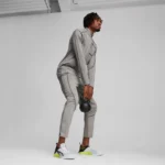 Puma Men's Training Fuse 3.0 Trainers - Grey, Silver Mist-Lime - Image 8
