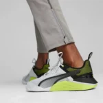 Puma Men's Training Fuse 3.0 Trainers - Grey, Silver Mist-Lime - Image 4