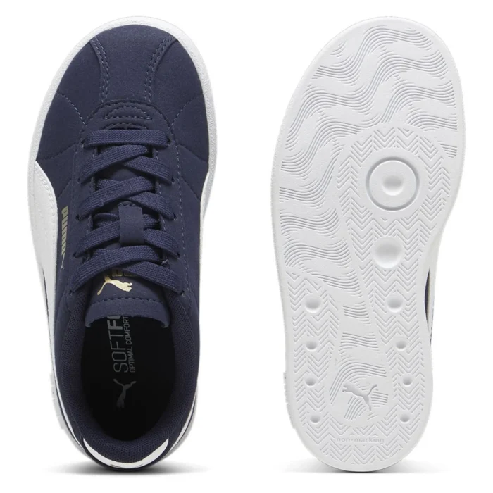 PUMA Kids' Club II PS Trainers, Navy - Image 4