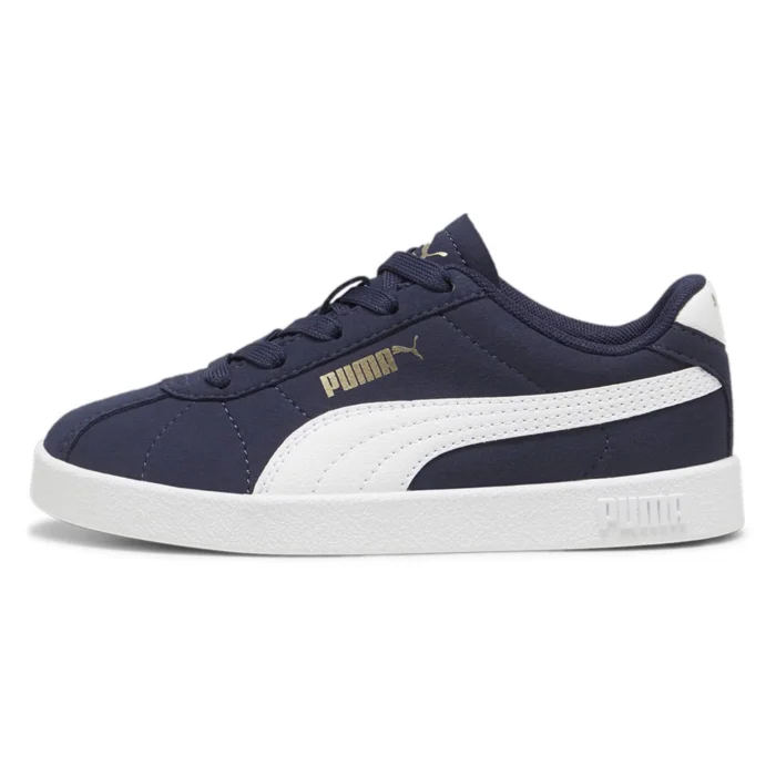 PUMA Kids' Club II PS Trainers, Navy - Image 2