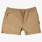 Boys 2-7 Beige Elasticated Waist Walk Shorts