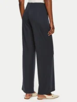 LAUREN RALPH LAURENFabric trousers 200807573003 Dark blue Wide leg - Image 2