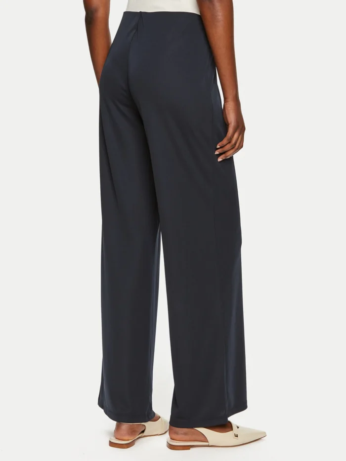 LAUREN RALPH LAURENFabric trousers 200807573003 Dark blue Wide leg - Image 2