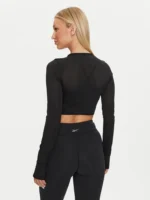 Technical T-Shirt Studio Mesh LS Top 100075380 Black Slim Fit - Image 4