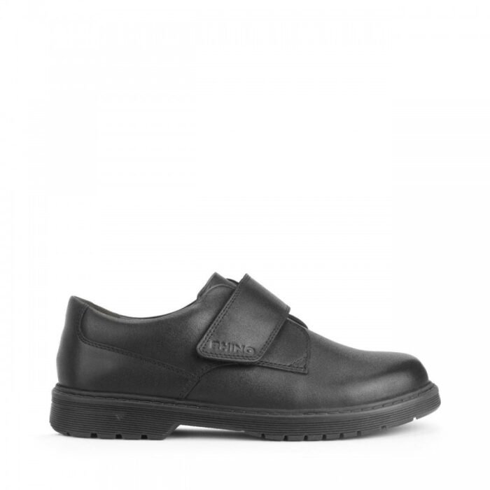 Glint School Shoes - Black Leather - Image 3