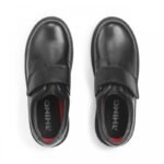 Glint School Shoes - Black Leather - Image 2