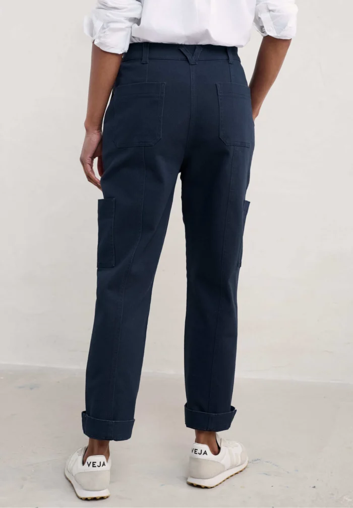 Seasalt Cornwall TINTAGEL - Trousers - navy maritime - Image 3