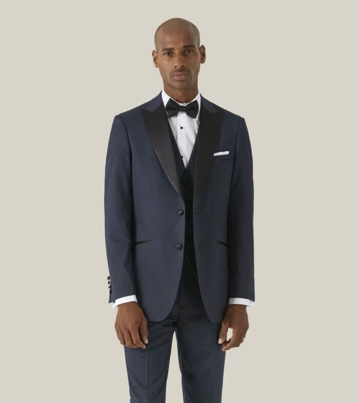 Skopes Cuba Dinner Suit Jacket For Mens in Navy - Image 6