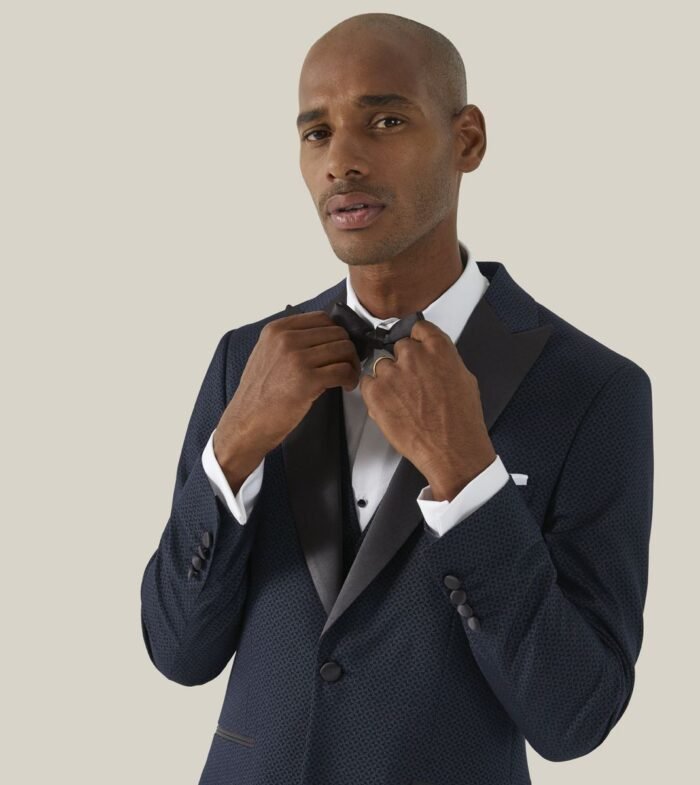 Skopes Cuba Dinner Suit Jacket For Mens in Navy - Image 5