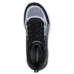 Skechers Microspec Max Advance-Vadieno - Black / Charcoal 403935L Boys Lace-Up Trainers - Image 6