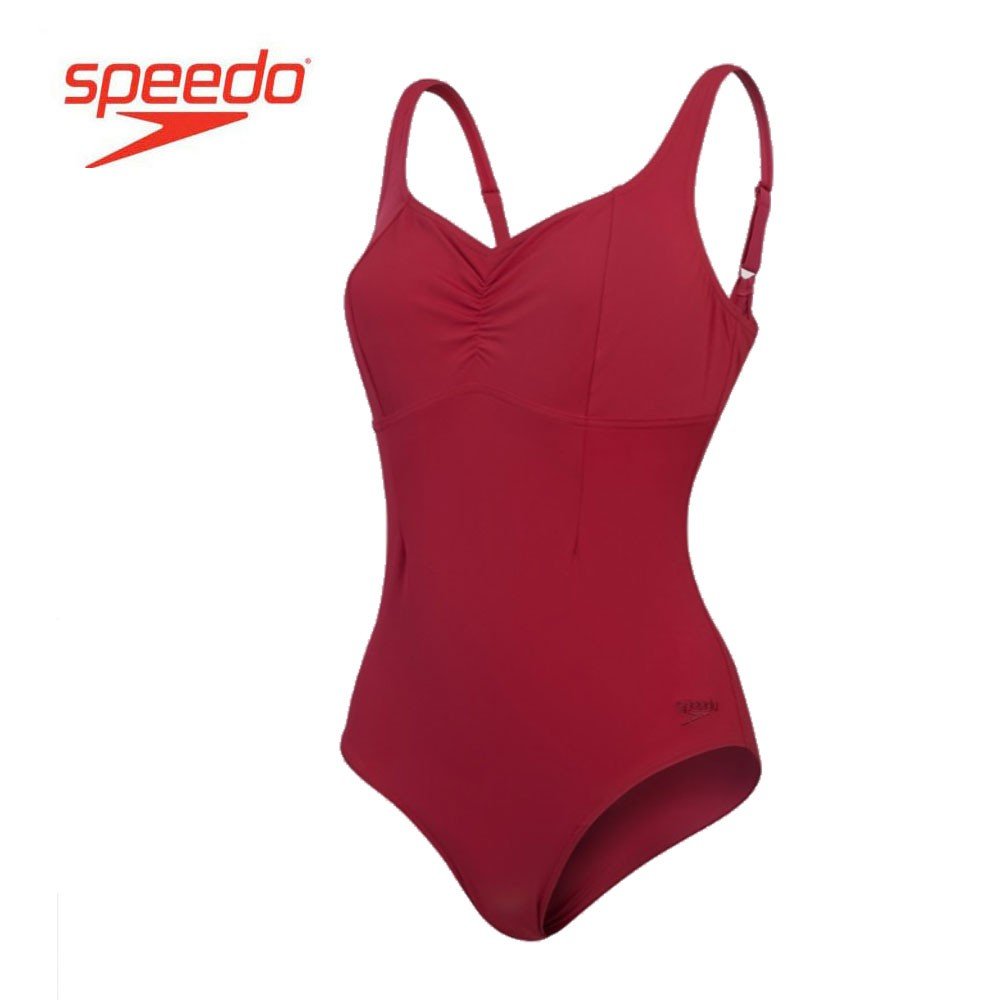 SP-SW-2000 (4) SPEEDO Sculpture Aquanite Bordeaux Women's Swimsuit - Image 1