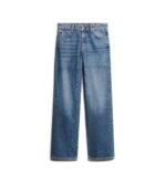 BLUE MEDIUM-WAISTED, WIDE-LEG JEANS - Image 2