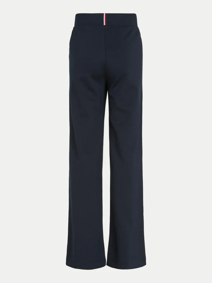 Tommy Hilfiger Monotype-Dark Blue Wide Leg Trousers - Image 2