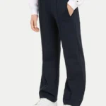 Tommy Hilfiger Monotype-Dark Blue Wide Leg Trousers