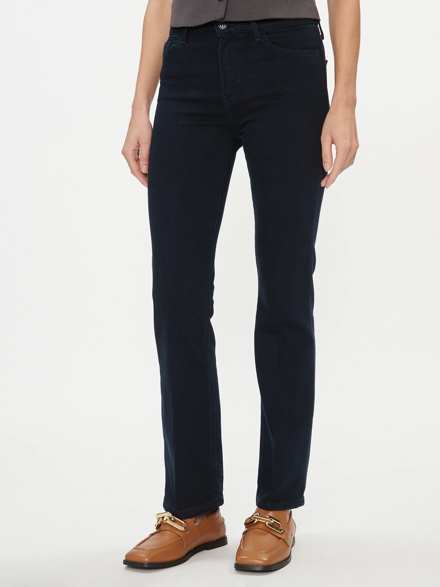 TO-PA-1304 (6) Tommy HilfigerJeans WW0WW39628 Dark Blue Bootcut Fit - Image 1