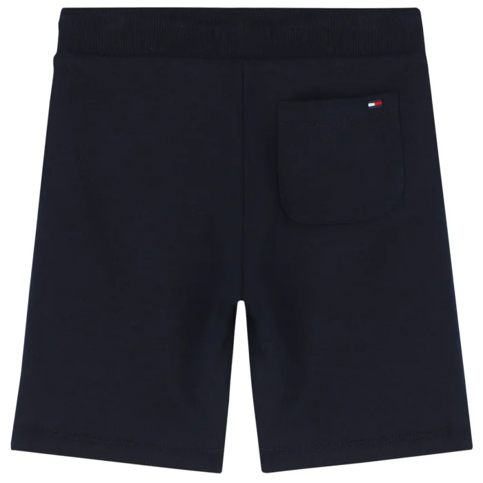 Tommy HilfigerBoys Navy Blue Logo Shorts - Image 4
