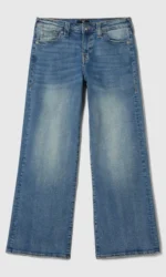 Medium wash mid rise loose fit vid ‘Bobbi” jeans True Religion