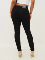 TRUE RELIGION Women Black SN Skinny Fit Jeans - Image 3