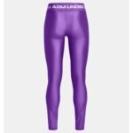 UNDER ARMOUR GIRLS HEATGEAR LEGGINGS 1373954 purple - Image 2