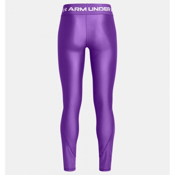 UNDER ARMOUR GIRLS HEATGEAR LEGGINGS 1373954 purple - Image 2