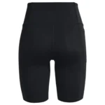 UA Motion 1377088 Women 8" Bike Shorts - Black/Jet Gray - Image 2