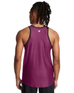 Men's Project Rock Mesh Badge Of Honor Tank - Image 2