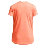 Girls' Under Armour Challenger Training Short Sleeve Flare Orange / White YSM (50 - 54 in) - Image 2