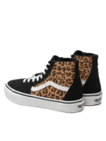 VansSK8-Hi Tapered Fabric Sneakers VN0009QPBLK1 Black - Image 4