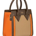 19V69 Italia by Versace Crossbody Bag 'Lotte'in TAUPE/ORANGE V69WBAG54