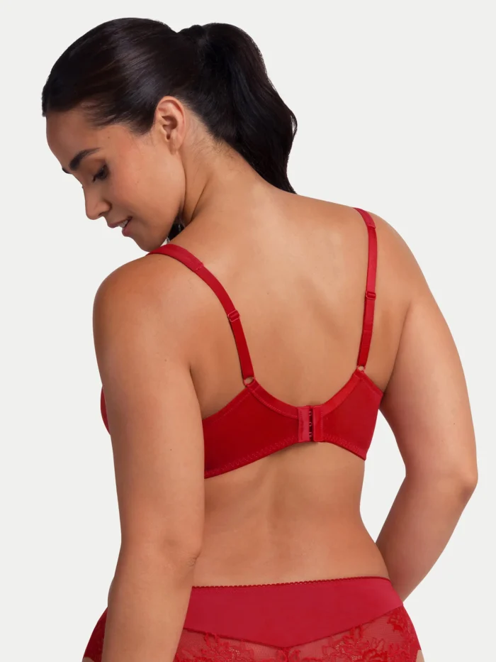 Zelina FXWB0080MI033 Underwired Bra Red - Image 2