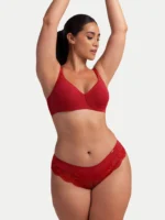 Zelina FXWB0080MI033 Underwired Bra Red - Image 3