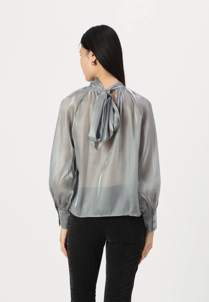JDYDANI BOW - Blouse - silver - Image 5