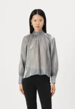 JDYDANI BOW - Blouse - silver