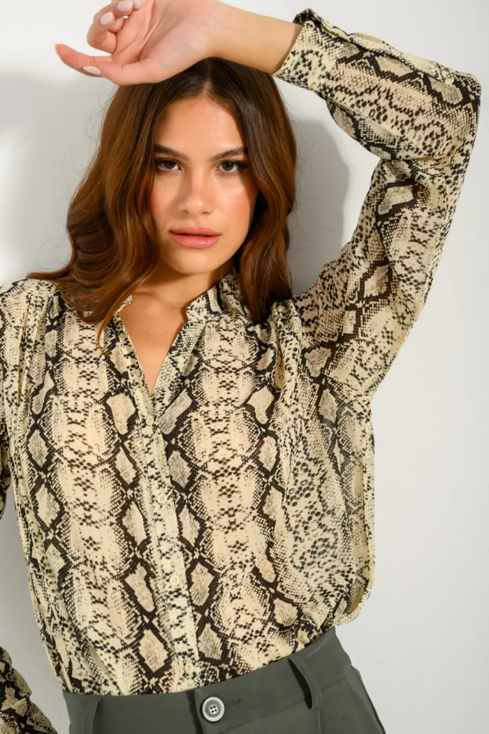 Snake printed shirt - Image 3