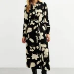 FLORAL - Shirt dress - black pattern