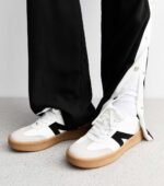 White Chunky Sole Trainers
