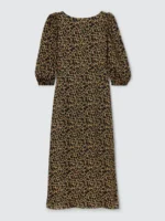Olivia Rubin Lara Animal Print Midi Dress - Image 3
