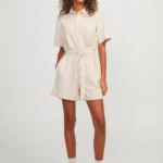 JJXX JXISLA PLAYSUIT - Jumpsuit - white denim