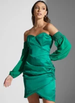Chi-Chi London Satin Mini Dress